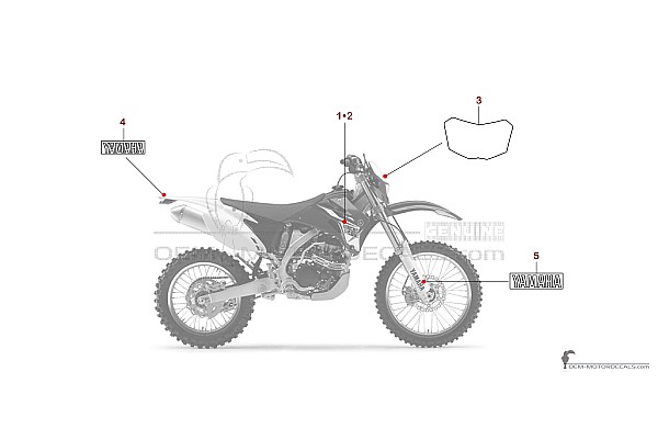 Yamaha WR250F 2014 - Blau