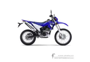 Autocollants pour Yamaha WR250R 2008 - Bleu • Yamaha Autocollants OEM