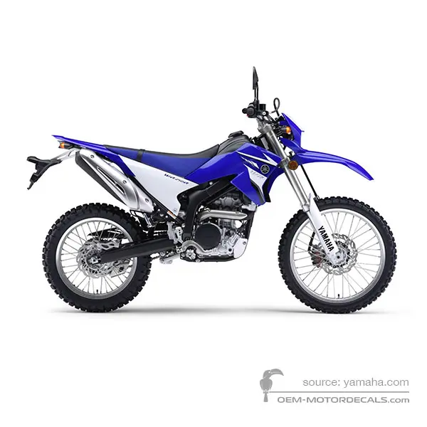 Yamaha WR250R 2008 - Azul - Deep Purplish Blue Solid E