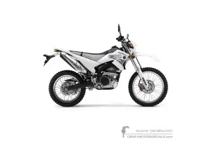 Decals for Yamaha WR250R 2008 - White • Yamaha OEM Decals