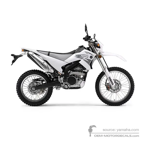 Yamaha WR250R 2008 - Blanco - Purplish White Solid 1