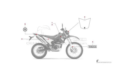 Yamaha WR250R 2008 - Bleu