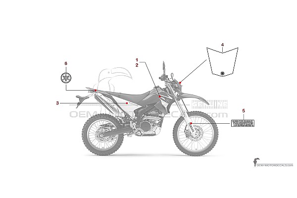 Yamaha WR250R 2008 - Bleu