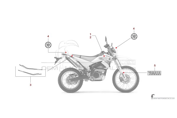 Yamaha WR250R 2008 - Blanco