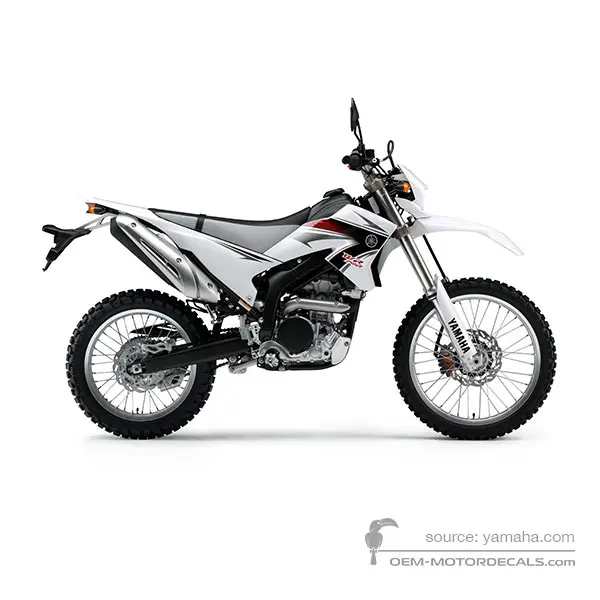 Yamaha WR250R 2009 - Blanco - Purplish White Solid 1