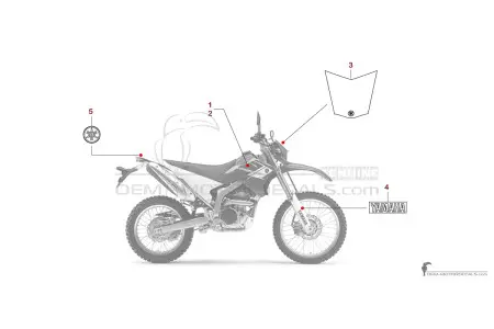 Yamaha WR250R 2013 - Blauw