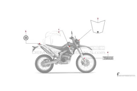 Yamaha WR250R 2014 - Niebieski