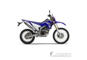 Aufkleber für Yamaha WR250R 2015 - Blau • Yamaha OEM-Aufkleber