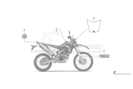Yamaha WR250R 2015 - Blau
