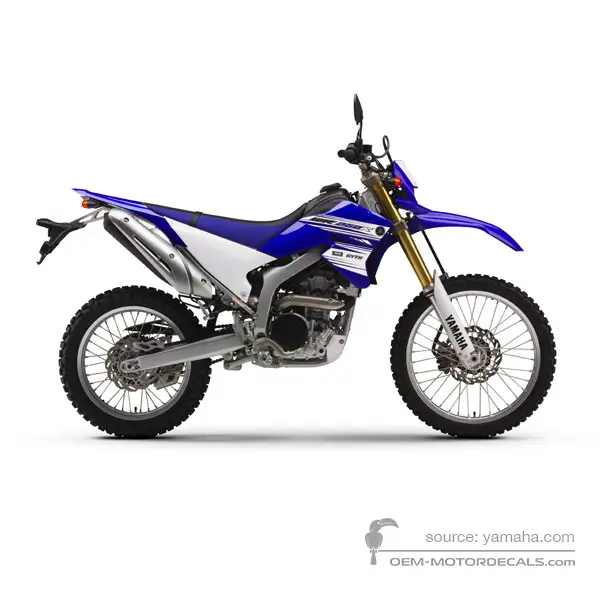 Yamaha WR250R 2016 - Azul - Deep Purplish Blue Solid E
