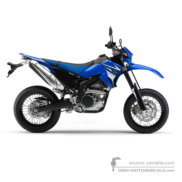 Stickers voor Yamaha WR250X 2008 - Blauw • Yamaha OEM Stickers
