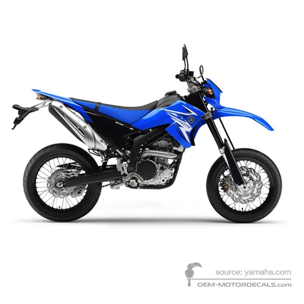 Yamaha WR250X 2009 - Blau - Deep Purplish Blue Solid E