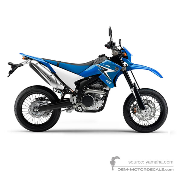 Decals for Yamaha WR250X 2010 - Blue • Yamaha OEM Decals