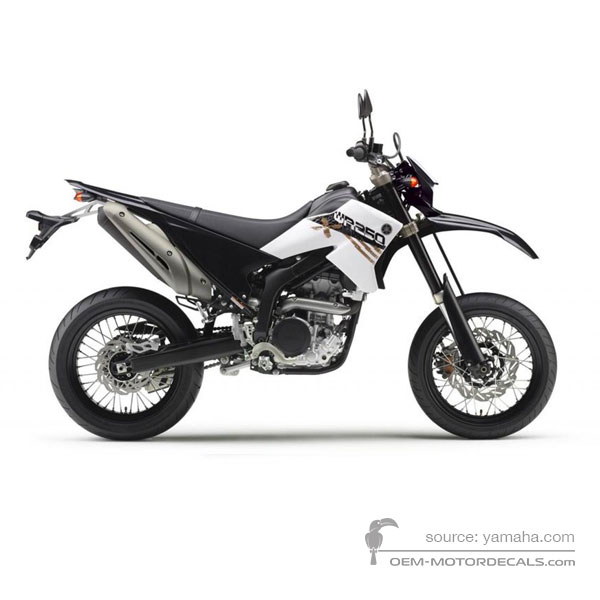 Stickers voor Yamaha WR250X 2014 - Wit • Yamaha OEM Stickers