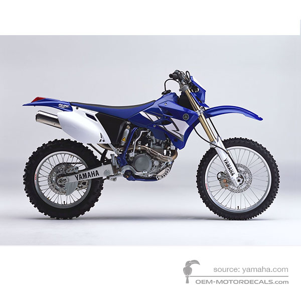 Decals for Yamaha WR450F 2004 - Blue • Yamaha OEM Decals