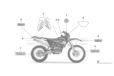Yamaha WR450F 2005 - Bleu