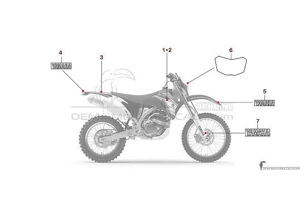 Yamaha WR450F 2007 - Azul
