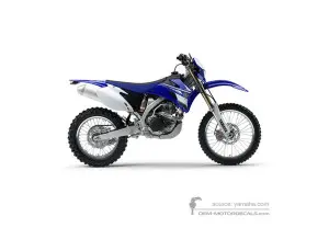 Stickers voor Yamaha WR450F 2008 - Blauw • Yamaha OEM Stickers