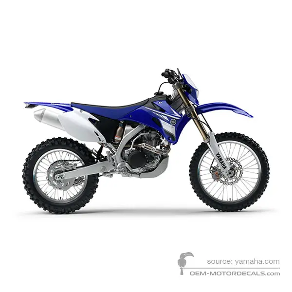 Yamaha WR450F 2008 - Niebieski - Deep Purplish Blue Solid E