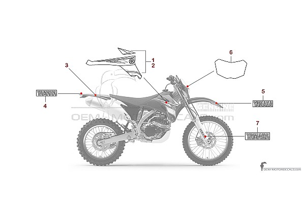 Yamaha WR450F 2008 - Bleu