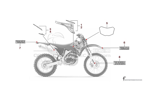 Yamaha WR450F 2009 - Blu