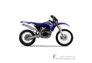 Naklejki do Yamaha WR450F 2010 - Niebieski • Yamaha Naklejki OEM