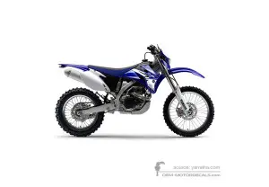 Autocollants pour Yamaha WR450F 2011 - Bleu • Yamaha Autocollants OEM
