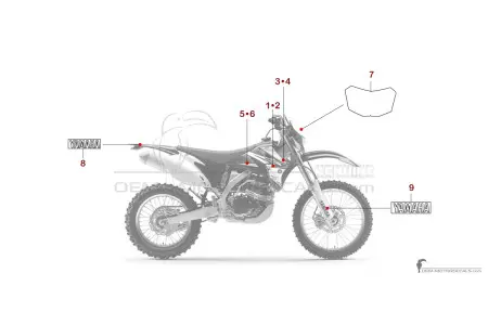 Yamaha WR450F 2011 - Bleu