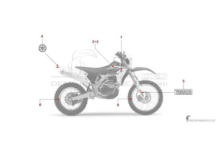 Yamaha WR450F 2014 - Azul
