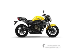 Autocollants pour Yamaha XJ6 DIVERSION 2009 - Jaune • Yamaha Autocollants OEM