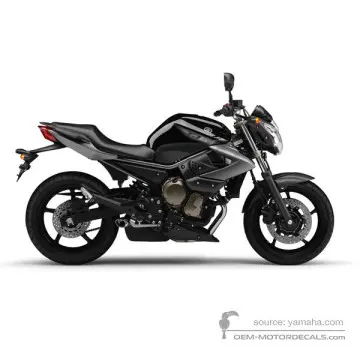 Yamaha XJ6 DIVERSION 2009 - Zwart - Black Metallic X