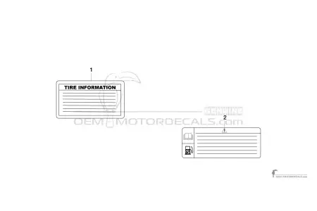 Yamaha XJ6 DIVERSION - Caution labels