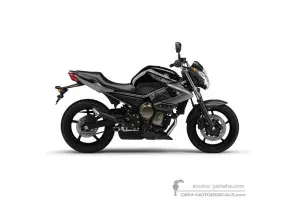 Aufkleber für Yamaha XJ6 DIVERSION 2010 - Schwarz • Yamaha OEM-Aufkleber