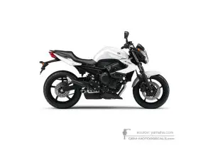 Aufkleber für Yamaha XJ6 DIVERSION 2011 - Weiss • Yamaha OEM-Aufkleber