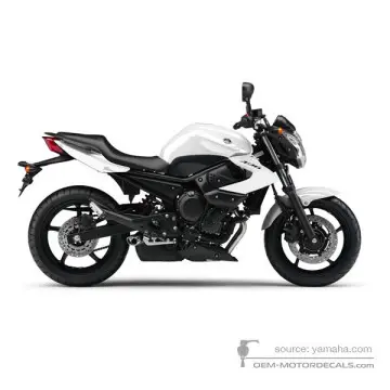 Yamaha XJ6 DIVERSION 2011 - Biały - Bluish White Cocktail 1