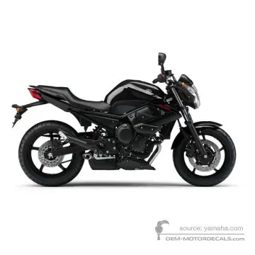 Yamaha XJ6 DIVERSION 2011 - Zwart - Black Metallic X
