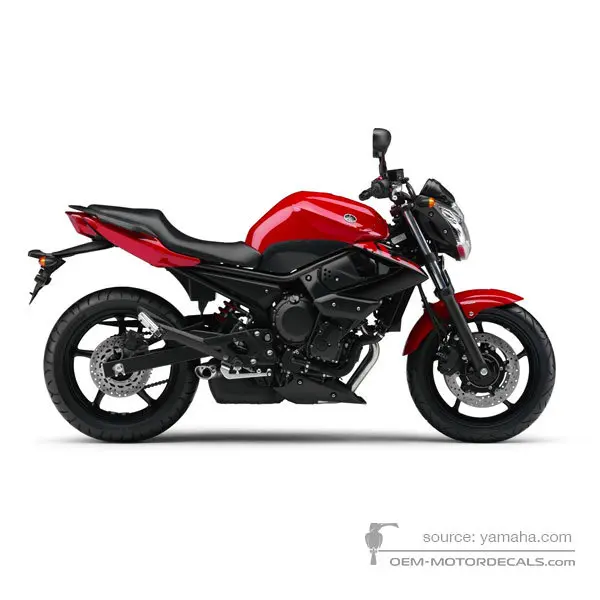Yamaha XJ6 DIVERSION 2011 - Rood - Vivid Red Cocktail 1