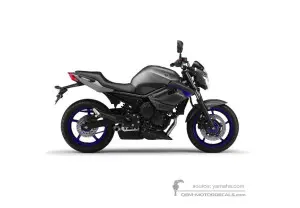 Aufkleber für Yamaha XJ6 DIVERSION 2013 - Grau • Yamaha OEM-Aufkleber