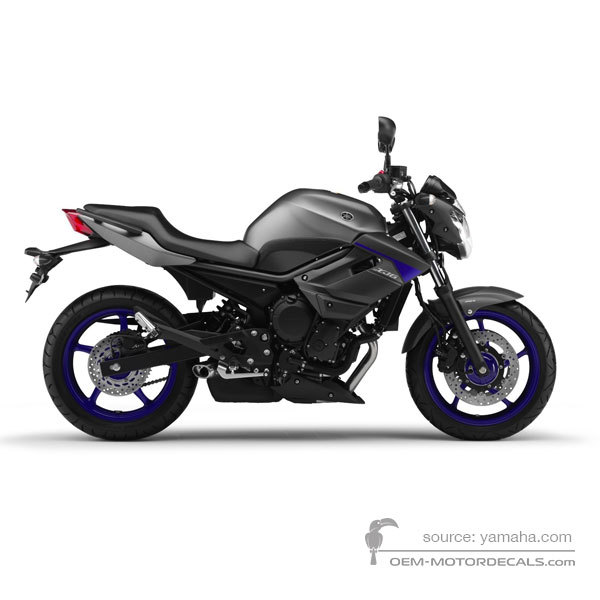 Aufkleber für Yamaha XJ6 DIVERSION 2013 - Grau • Yamaha OEM-Aufkleber