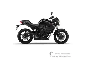 Aufkleber für Yamaha XJ6 DIVERSION 2013 - Schwarz • Yamaha OEM-Aufkleber