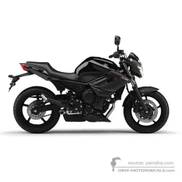 Yamaha XJ6 DIVERSION 2013 - Zwart - Black Metallic X