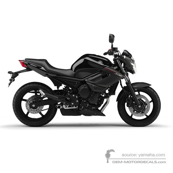 Aufkleber für Yamaha XJ6 DIVERSION 2013 - Schwarz • Yamaha OEM-Aufkleber