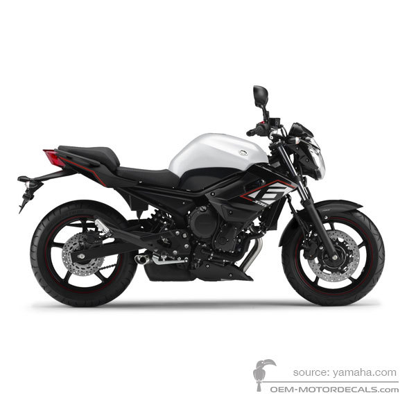 Decals for Yamaha XJ6 DIVERSION 2014 - White • Yamaha OEM Decals