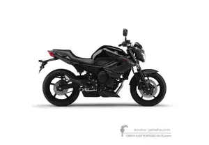Aufkleber für Yamaha XJ6 DIVERSION 2016 - Schwarz • Yamaha OEM-Aufkleber