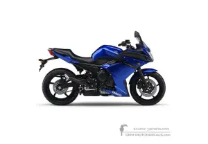 Aufkleber für Yamaha XJ6F DIVERSION 2010 - Blau • Yamaha OEM-Aufkleber