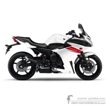 Yamaha XJ6F DIVERSION 2011 - Biały - Bluish White Cocktail 1