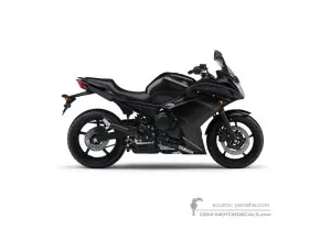 Aufkleber für Yamaha XJ6F DIVERSION 2011 - Schwarz • Yamaha OEM-Aufkleber