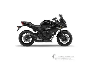 Aufkleber für Yamaha XJ6S DIVERSION 2011 - Schwarz • Yamaha OEM-Aufkleber