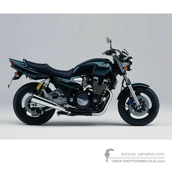 Aufkleber für Yamaha XJR1300 1999 - Grün • Yamaha OEM-Aufkleber