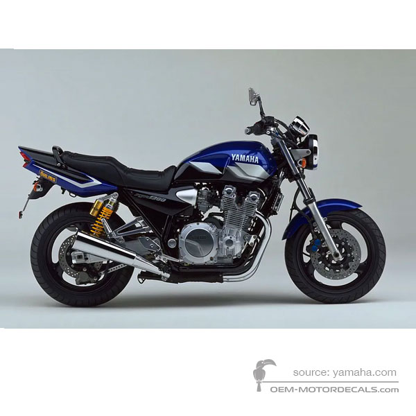 Aufkleber für Yamaha XJR1300sP 2001 - Blau • Yamaha OEM-Aufkleber